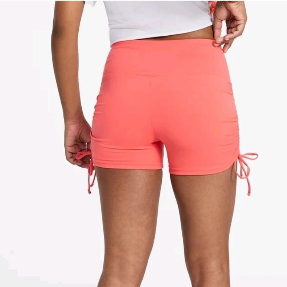 XXS-No-boundaries Women's Pink and Orange Shorts